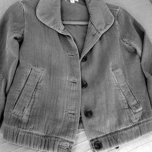 James Perse NWOT green cotton bomber jacket (never worn)